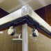 Душевой уголок GuteWetter Slide Rectan GK-864 левая 75x70 см стекло бесцветное, профиль хром