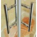 Душевой уголок GuteWetter Slide Rectan GK-864 левая 75x70 см стекло бесцветное, профиль хром