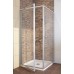 Душевой уголок GuteWetter Practic Square GK-401 левая 85x85 см стекло бесцветное, профиль матовый хром