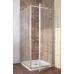 Душевой уголок GuteWetter Practic Square GK-401 правая 75x75 см стекло бесцветное, профиль матовый хром