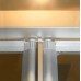 Душевой уголок GuteWetter Practic Rectan GK-404 левая 95x90 см стекло бесцветное, профиль матовый хром