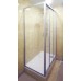 Душевой уголок GuteWetter Practic Rectan GK-403 правая 135x80 см стекло бесцветное, профиль матовый хром