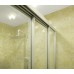 Душевой уголок GuteWetter Practic Rectan GK-403 правая 135x80 см стекло бесцветное, профиль матовый хром