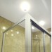 Душевой уголок GuteWetter Practic Rectan GK-403 правая 115x90 см стекло бесцветное, профиль матовый хром