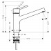 Смеситель Hansgrohe Talis S 32851000 для кухонной мойки