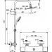 Душевая стойка Ideal Standard IdealRain Cube A5833AA