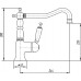 Смеситель Migliore Oxford ML.CUC-6382 Bi Br для кухонной мойки