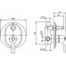 Смеситель Migliore Lem Swarovski ML.LEM-1972 Br С ВНУТРЕННЕЙ ЧАСТЬЮ