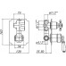 Смеситель Migliore Ermitage ML.ERM-7032.Bl Do С ВНУТРЕННЕЙ ЧАСТЬЮ