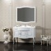 Мебель для ванной Opadiris Лаура 100 белая, с раковиной из литьевого мрамора