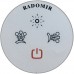 Акриловая ванна Radomir Сорренто 3 Комфорт Chrome 130x130, форсунки chrome