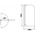 Шторка на ванну RGW Screens SC-01 1000x1500 стекло чистое