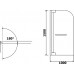 Шторка на ванну RGW Screens SC-02 1000x1500 с ручкой, стекло чистое
