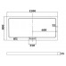 Поддон для душа RGW AWS-21 120x80x35 с ножками и экраном