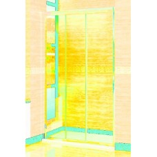 Душевая дверь в нишу RGW Classic CL-11 (1260-1310)х1850 профиль хром, стекло прозрачное