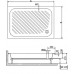 Поддон для душа RGW Acrylic B/CL-S 90х120