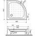 Поддон для душа RGW Acrylic Lux/TN-Р 90x90