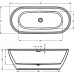 Акриловая ванна Riho Inspire FS 180x80