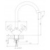 Смеситель Rossinka Z Z02-71 для кухонной мойки