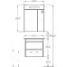Мебель для ванной Smile Фреш 60 белая