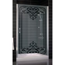 Душевая дверь в нишу Vegas Glass EP 0080 07 R профиль матовый хром, стекло Artdeco1