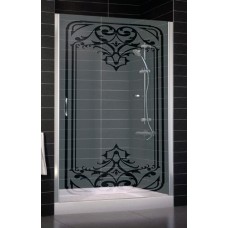 Душевая дверь в нишу Vegas Glass EP 0085 08 R профиль глянцевый хром, стекло Artdeco1