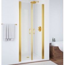 Душевая дверь в нишу Vegas Glass E2P 0070 09 01 профиль золото, стекло прозрачное