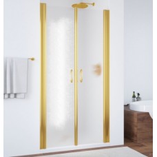 Душевая дверь в нишу Vegas Glass E2P 0085 09 02 профиль золото, стекло шиншилла