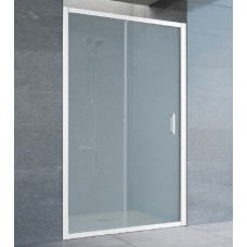 Душевая дверь в нишу Vegas Glass ZP 0110 01 10 профиль белый, стекло сатин