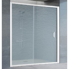 Душевая дверь в нишу Vegas Glass ZP 0160 01 02 профиль белый, стекло шиншилла