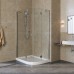 Душевой уголок Vegas Glass AFS-F Lux 100*80 08 01 L профиль глянцевый хром, стекло прозрачное