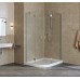 Душевой уголок Vegas Glass AFS-F Lux 110*100 07 01 R профиль матовый хром, стекло прозрачное