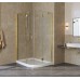 Душевой уголок Vegas Glass AFS-F Lux 120*80 09 01 L профиль золото, стекло прозрачное