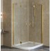 Душевой уголок Vegas Glass AFS-F Lux 120*90 09 01 R профиль золото, стекло прозрачное