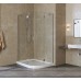 Душевой уголок Vegas Glass AFS-F Lux 120*90 07 01 L профиль матовый хром, стекло прозрачное