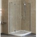 Душевой уголок Vegas Glass AFS-F Lux 120*90 07 01 R профиль матовый хром, стекло прозрачное