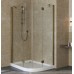 Душевой уголок Vegas Glass AFS-F Lux 120*90 05 01 L профиль бронза, стекло прозрачное