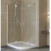 Душевой уголок Vegas Glass AFS-F Lux 120*90 01 01 L профиль белый, стекло прозрачное