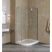 Душевой уголок Vegas Glass AFS-F Lux 80*90 07 01 R профиль матовый хром, стекло прозрачное