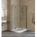 Душевой уголок Vegas Glass AFS-F Lux 80*90 05 01 R профиль бронза, стекло прозрачное