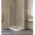 Душевой уголок Vegas Glass AFS-F Lux 80*90 01 01 L профиль белый, стекло прозрачное