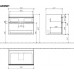 Тумба с раковиной Villeroy & Boch Venticello 80 A92501 glossy white