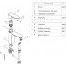 Смеситель Wasserkraft Dinkel 5803 для раковины