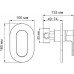 Смеситель Wasserkraft Donau 5351 С ВНУТРЕННЕЙ ЧАСТЬЮ, для душа